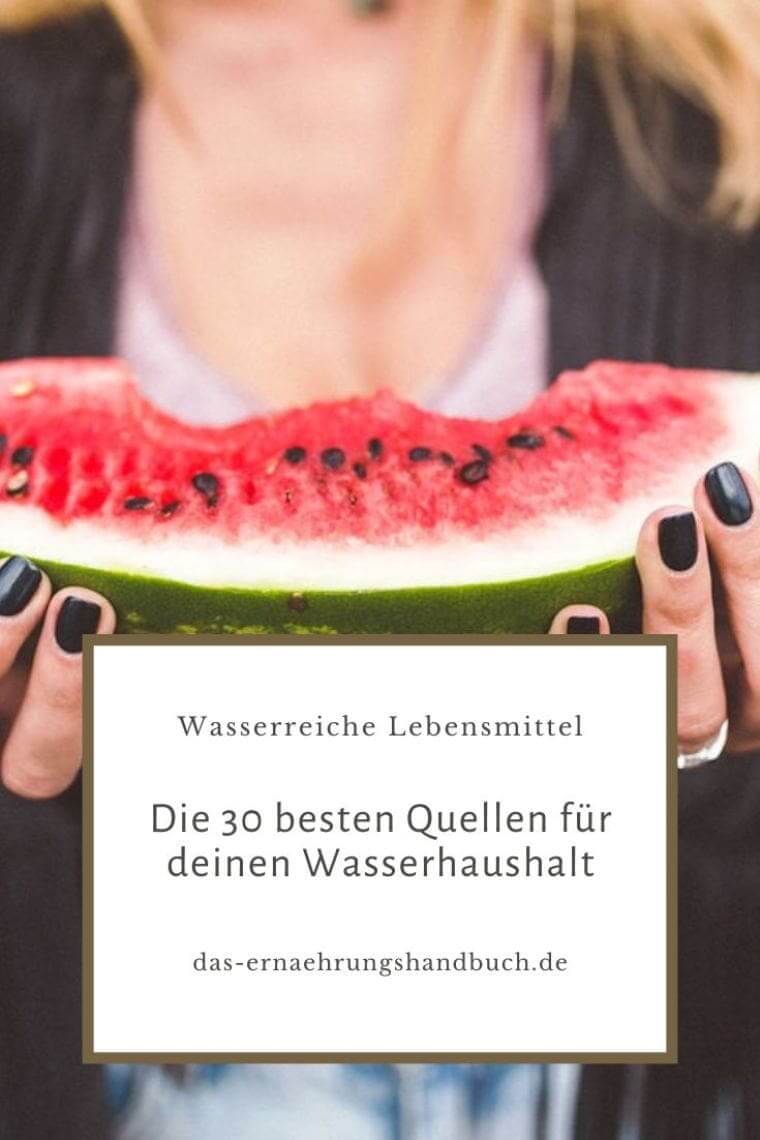 wasserreiche Lebensmittel