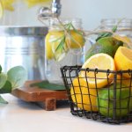 Immunsystem stärken (Korb mit Zitrusfrüchten)