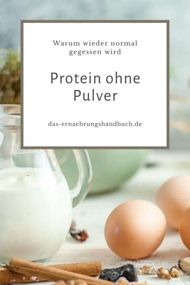 Protein ohne Pulver