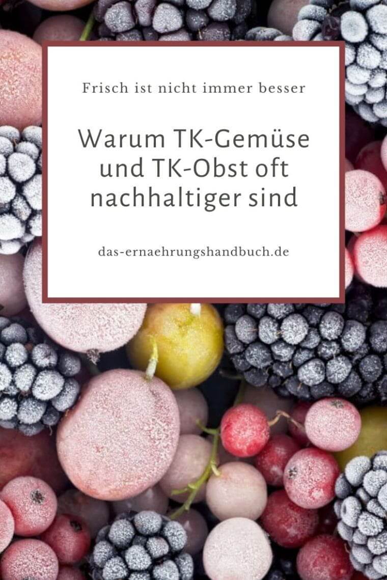 TK-Gemüse und TK-Obst