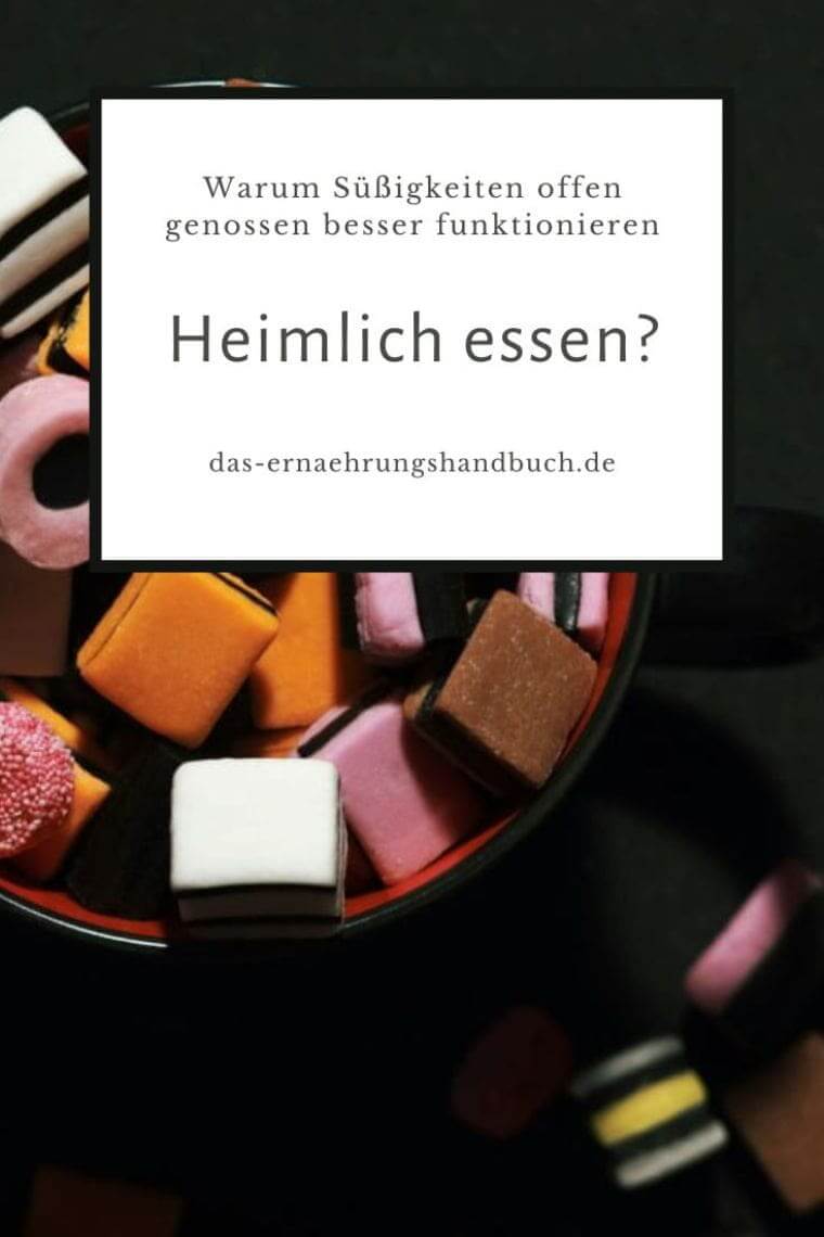 Süßigkeiten, heimlich essen