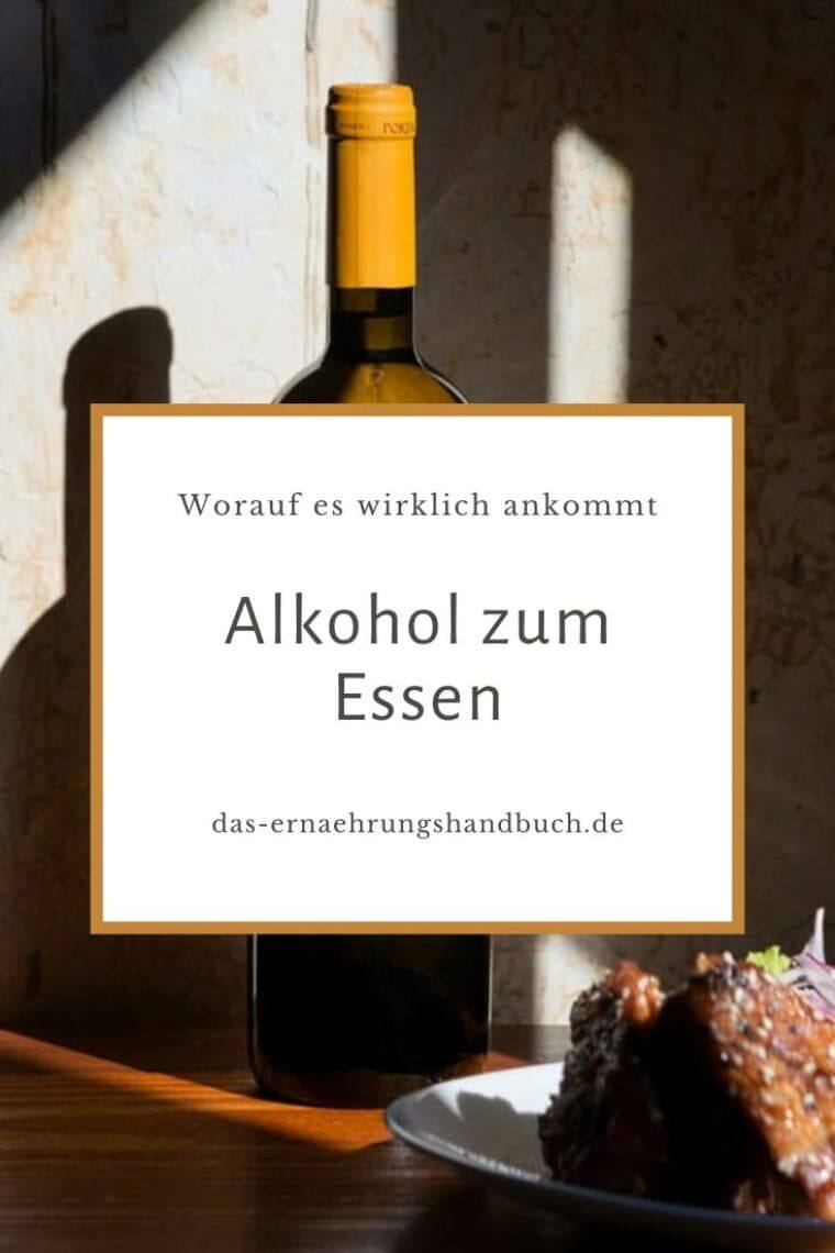 Alkohol zum Essen