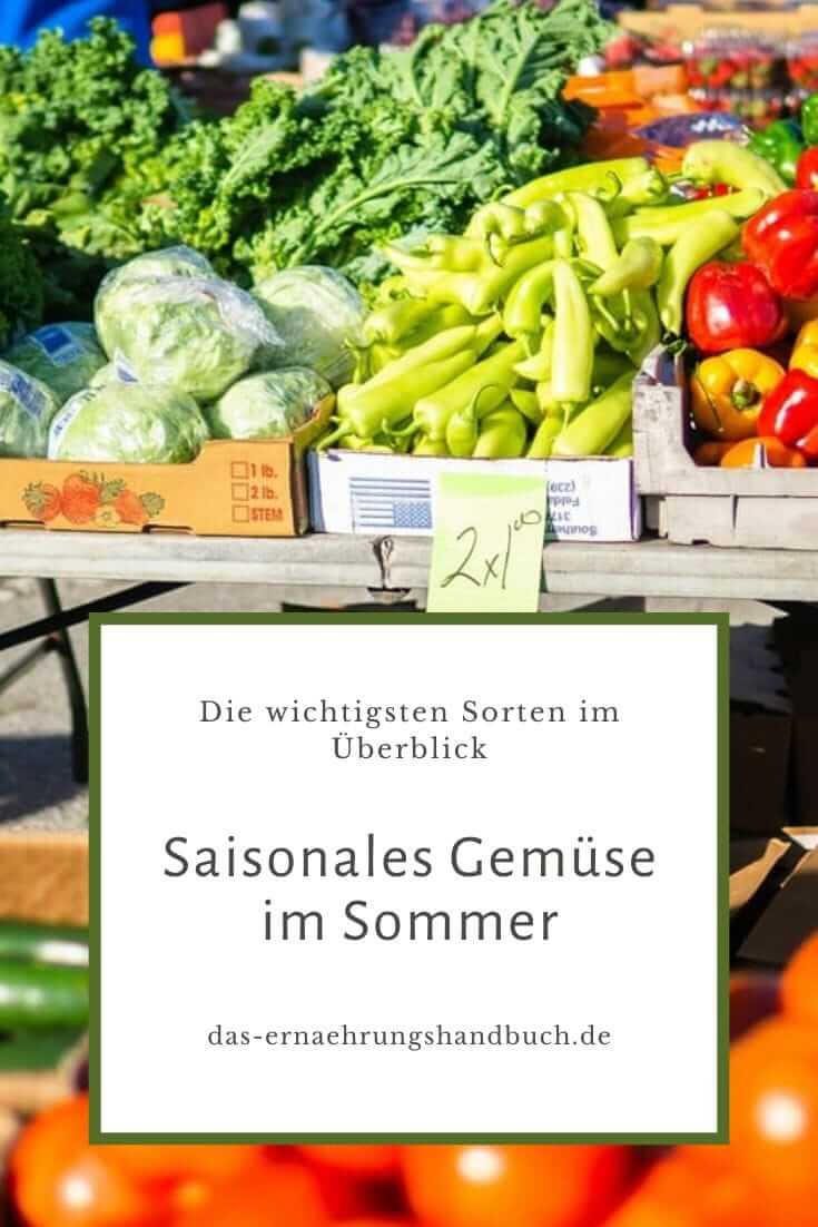 Saisonales Gemüse im Sommer: Die wichtigsten Sorten im Überblick Saisonales Gemüse im Sommer