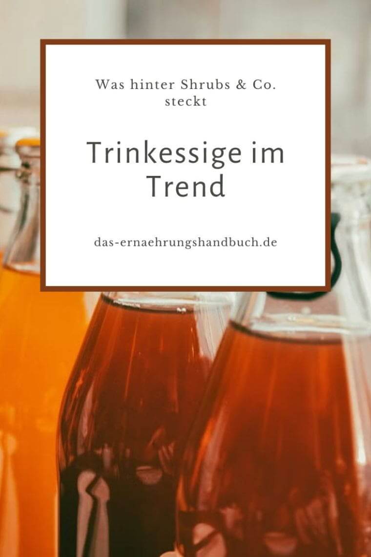 Trinkessige im Trend: Was hinter Shrubs & Co. steckt Trinkessige