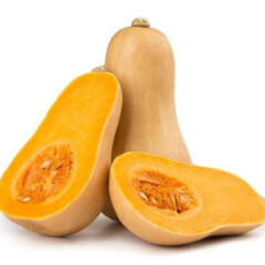 Butternut-Kürbis: <a href="https://www.shutterstock.com/de/image-photo/butternut-squash-isolated-on-white-background-205302238" target="_blank" rel="noopener">spaxiax / shutterstock.com</a> Butternut-Kürbis