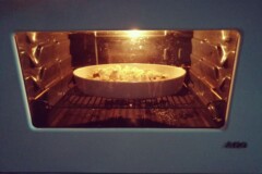 warten... mit Feta & Pesto überbackener Spargel